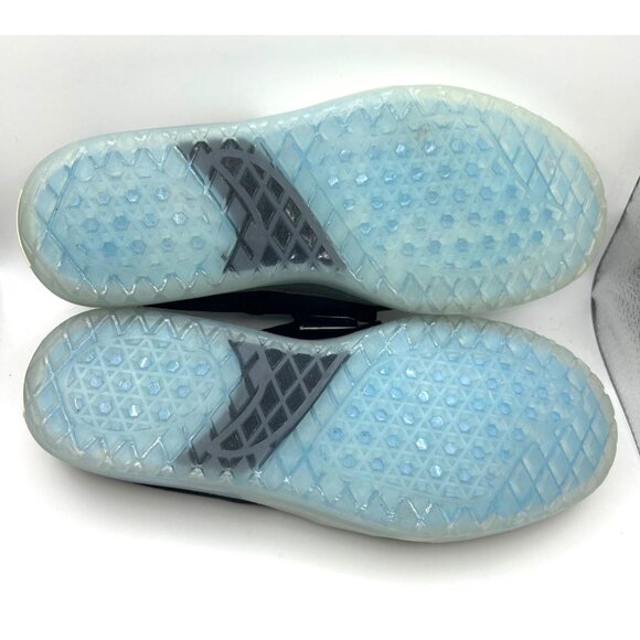 Vans Slip On Floral Strker Skate Sneakers Girls Size 3 Black White Translucent - Picture 9 of 11